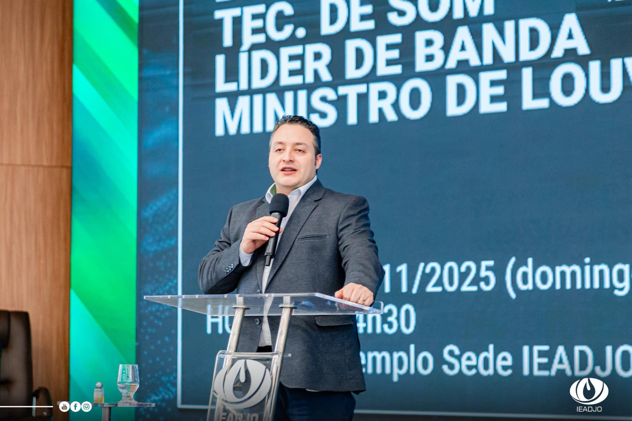 Pr. Eliseu Melfior, vice-presidente da IEADJO.