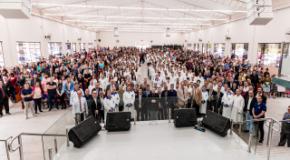 Batismo: IEADJO recebe 227 novos membros