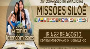 Assembleia de Deus em Joinville realizará de 19 a 22 de agosto o XIV Congresso Internacional de Missões Siloé