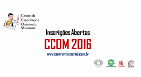 CCOM 2016... Inscrições Abertas.