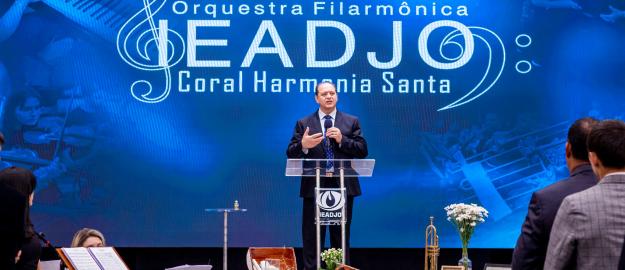 Ação de Graças: IEADJO celebra os 85 anos do Coral Harmonia Santa e 35 anos da Orquestra Filarmônica IEADJO Ação de Graças: IEADJO celebra os 85 anos do Coral Harmonia Santa e 35 anos da Orquestra Filarmônica IEADJO