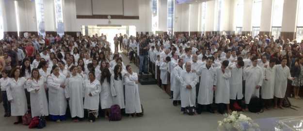 Mais um grande batismo em águas em Joinville