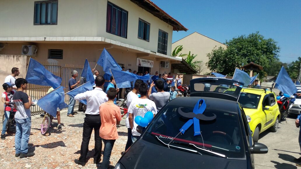 Carreata Evangelística Marca as Comemorações do Novembro Azul no Setor 41 - Novembro 2017