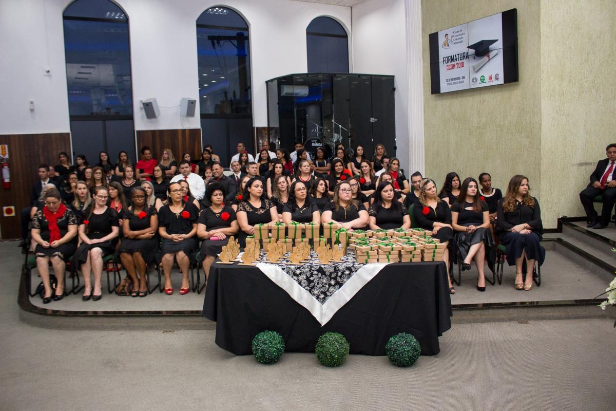 CCOM realiza formatura em cerimônia na IEADJO - Novembro 2018