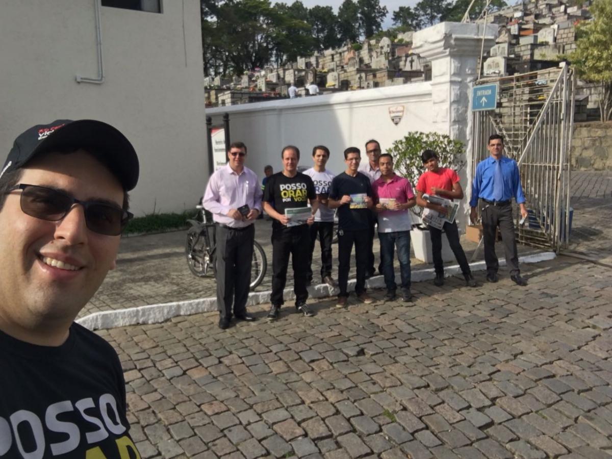 Realizado em Joinville, o maior trabalho evangelístico do ano, no dia de finados - Novembro 2016
