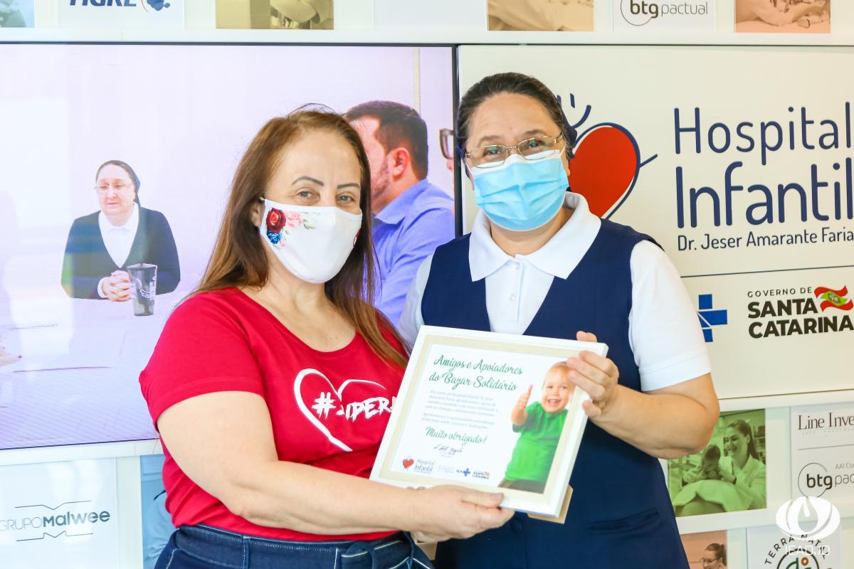 UFADVILLE realiza entrega de arrecadação para Hospital Infantil