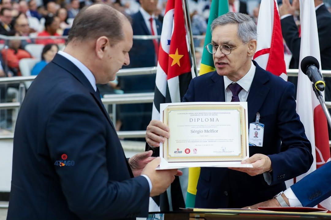 Pastor Sérgio Melfior, presidente da IEADJO. 